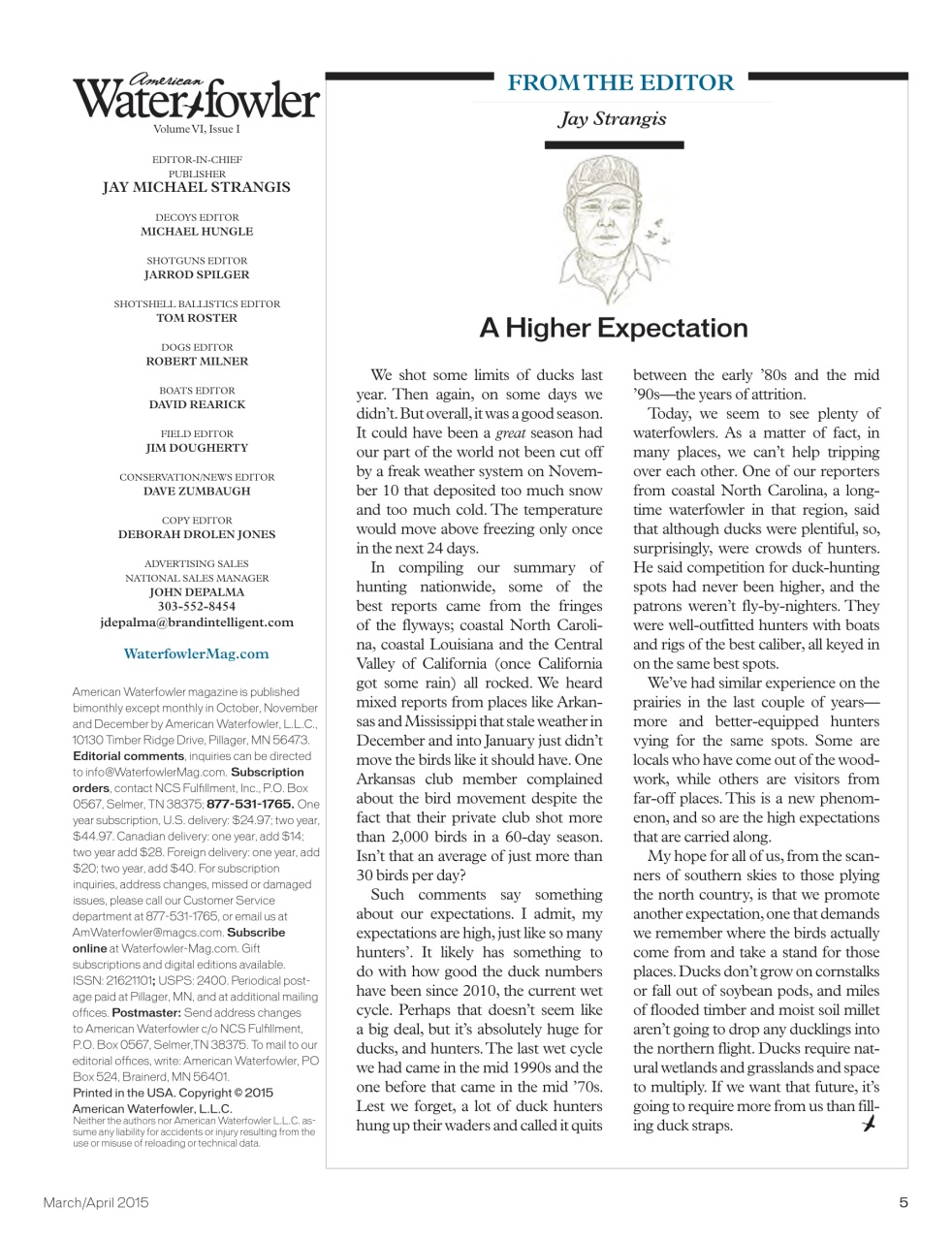 American Waterfowler Preview Pages