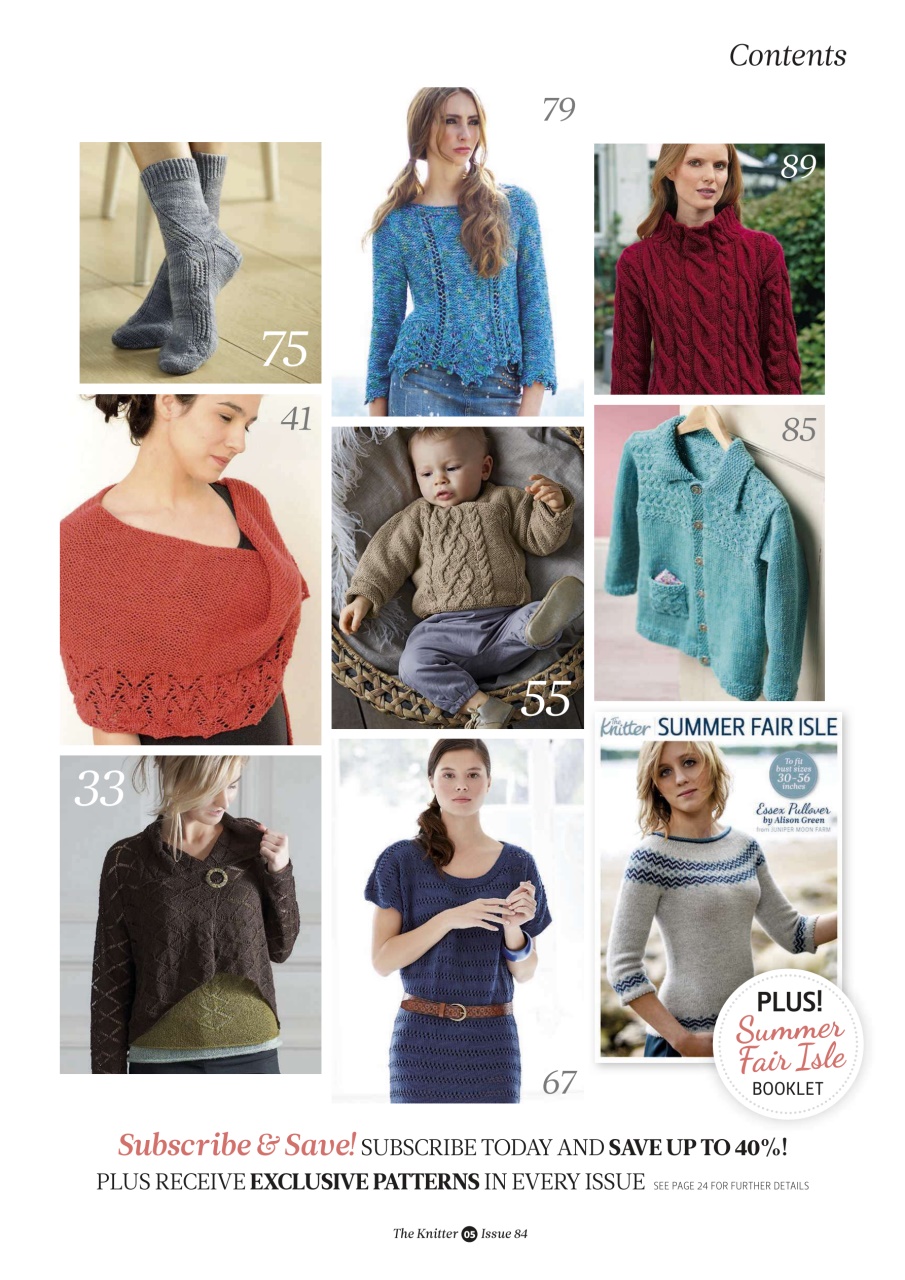 The Knitter Preview Pages