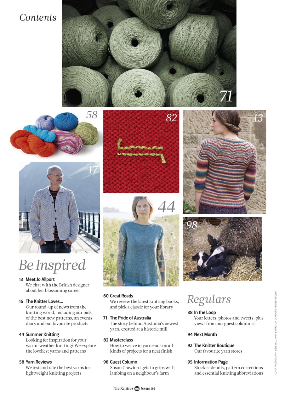 The Knitter Preview Pages