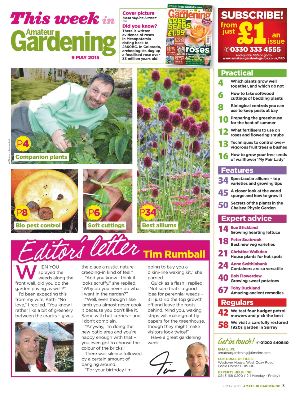 Amateur Gardening Preview Pages
