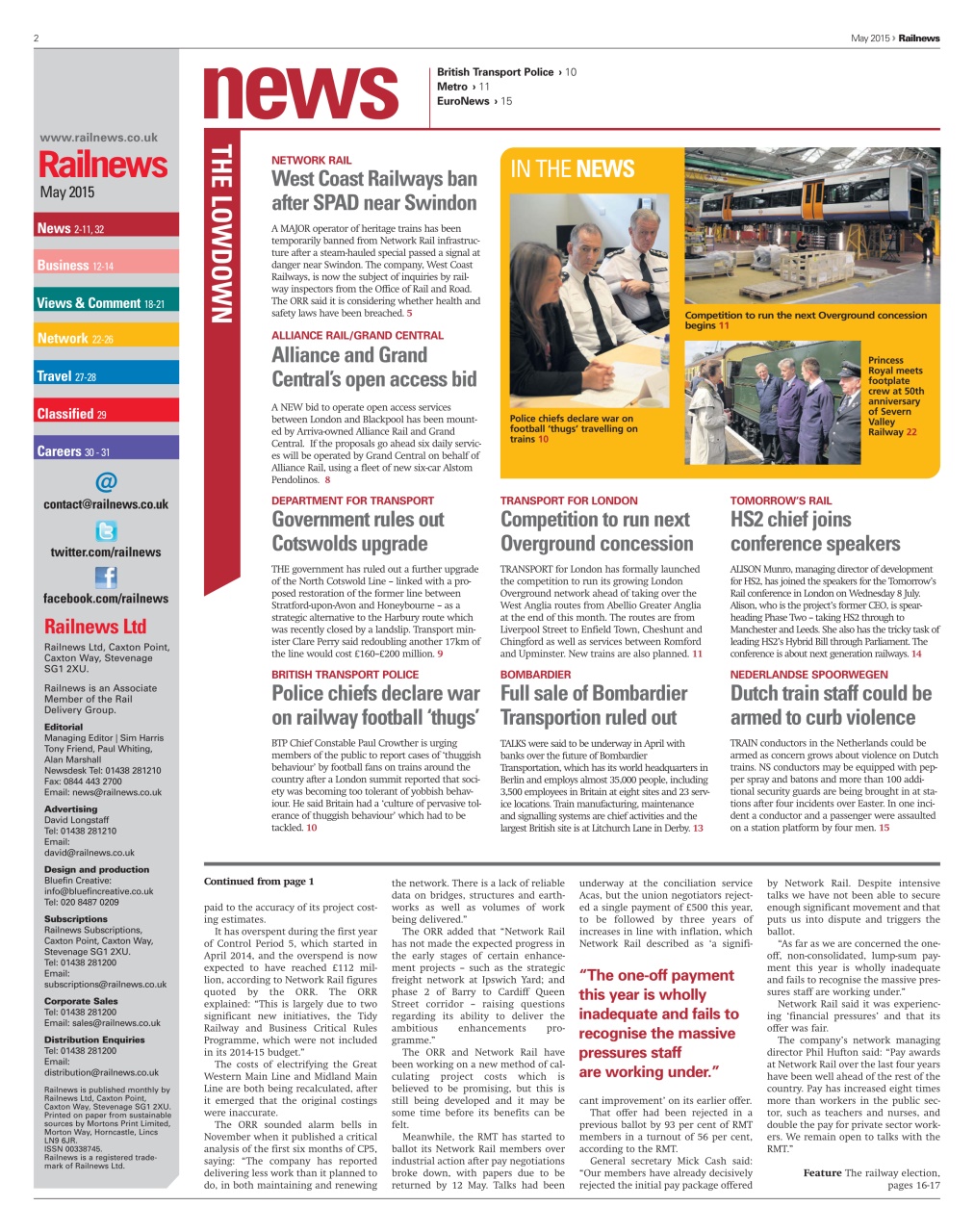 Railnews Preview Pages