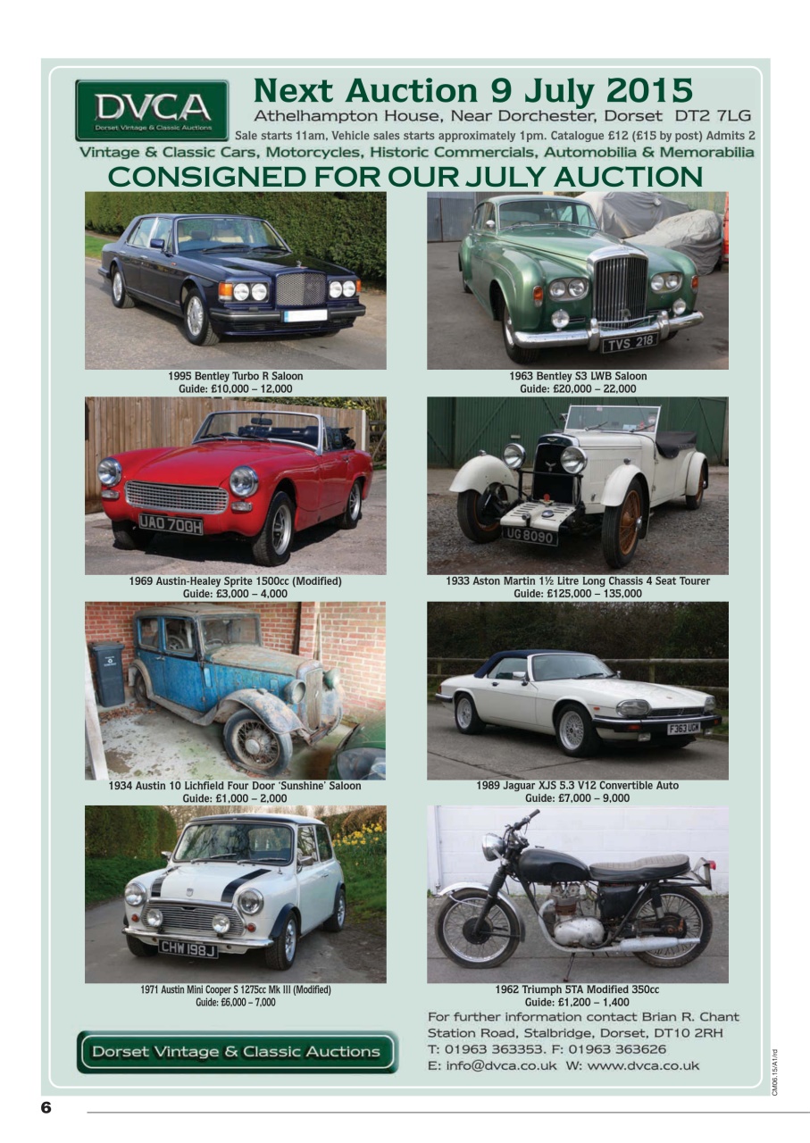 Classic Motoring Preview Pages