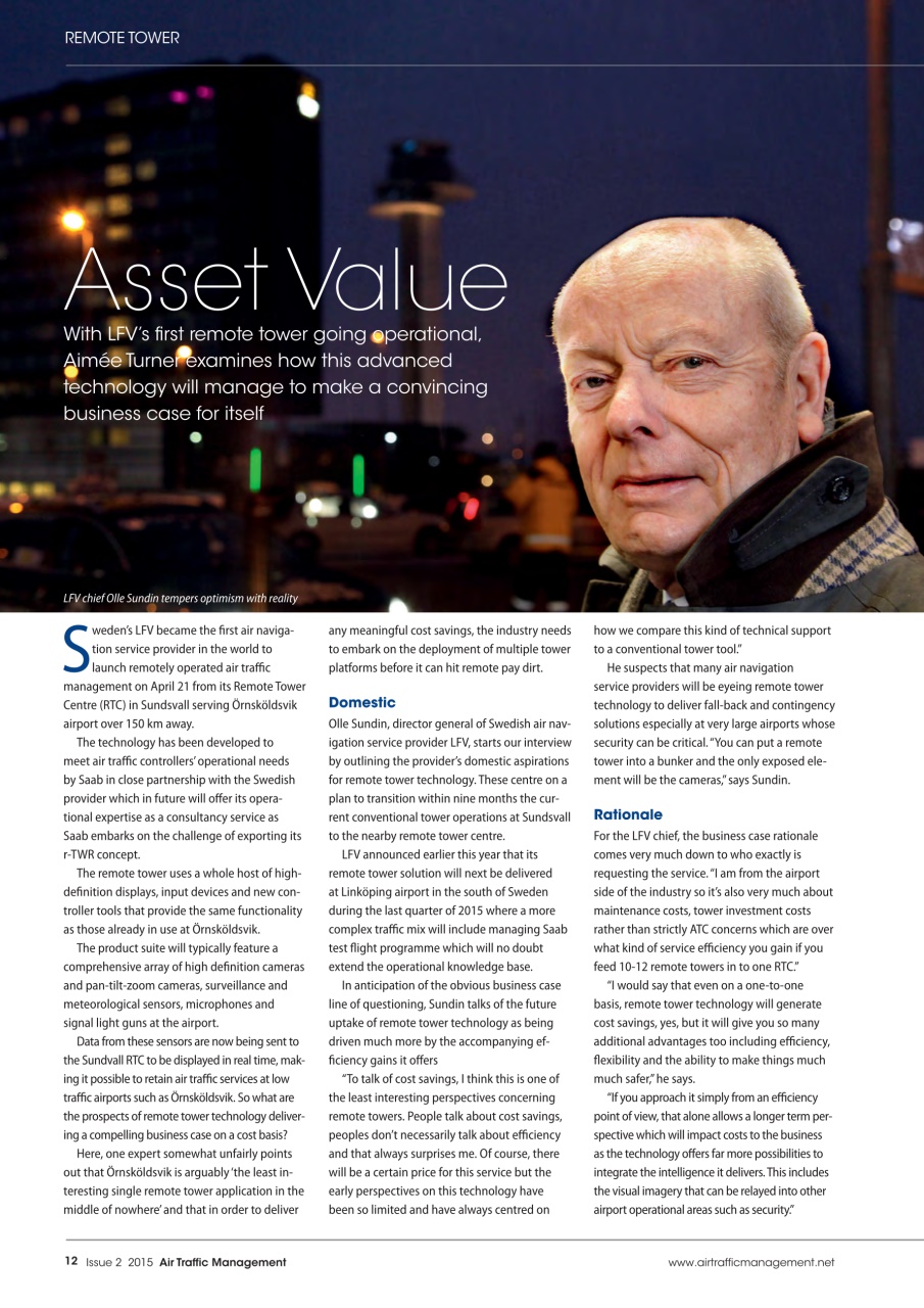 Air Traffic Management Preview Pages