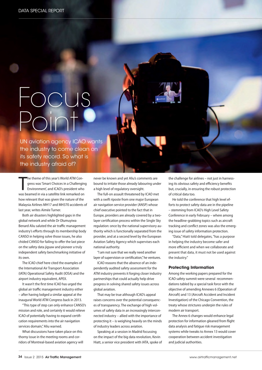 Air Traffic Management Preview Pages