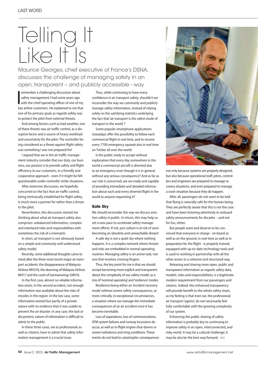 Air Traffic Management Preview Pages