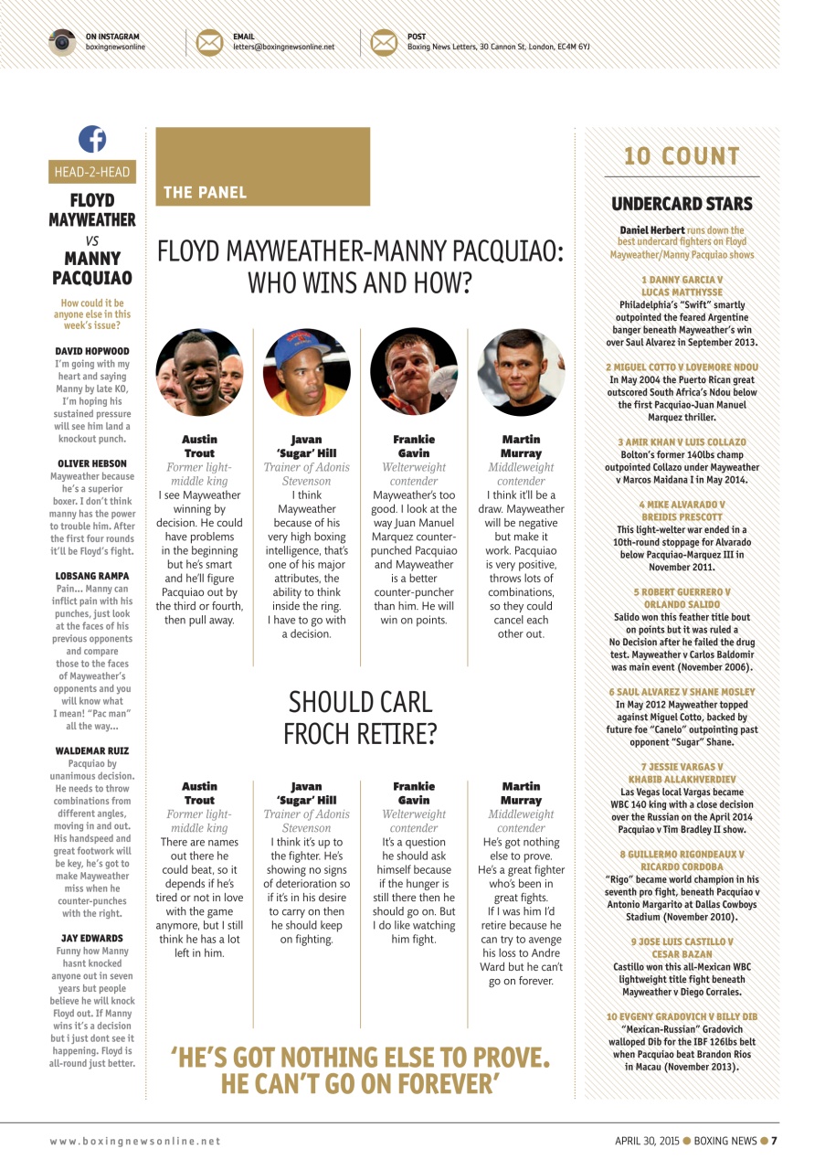 Boxing News Preview Pages