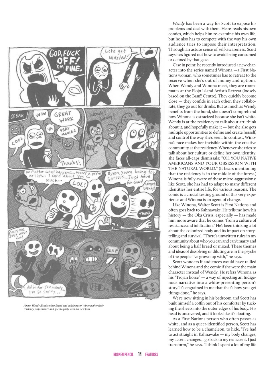 Broken Pencil Preview Pages