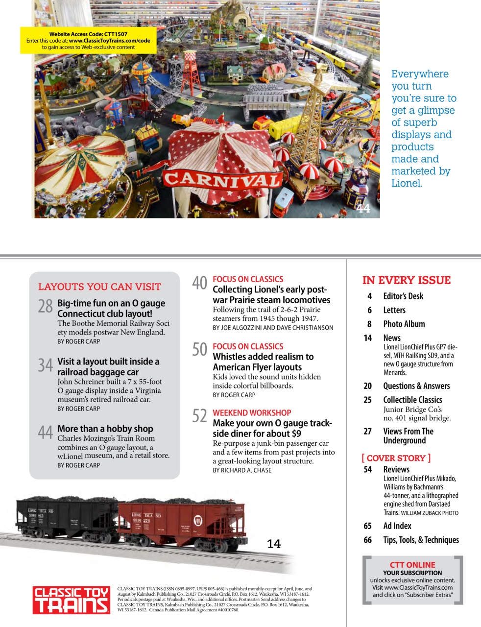 Classic Toy Trains Preview Pages
