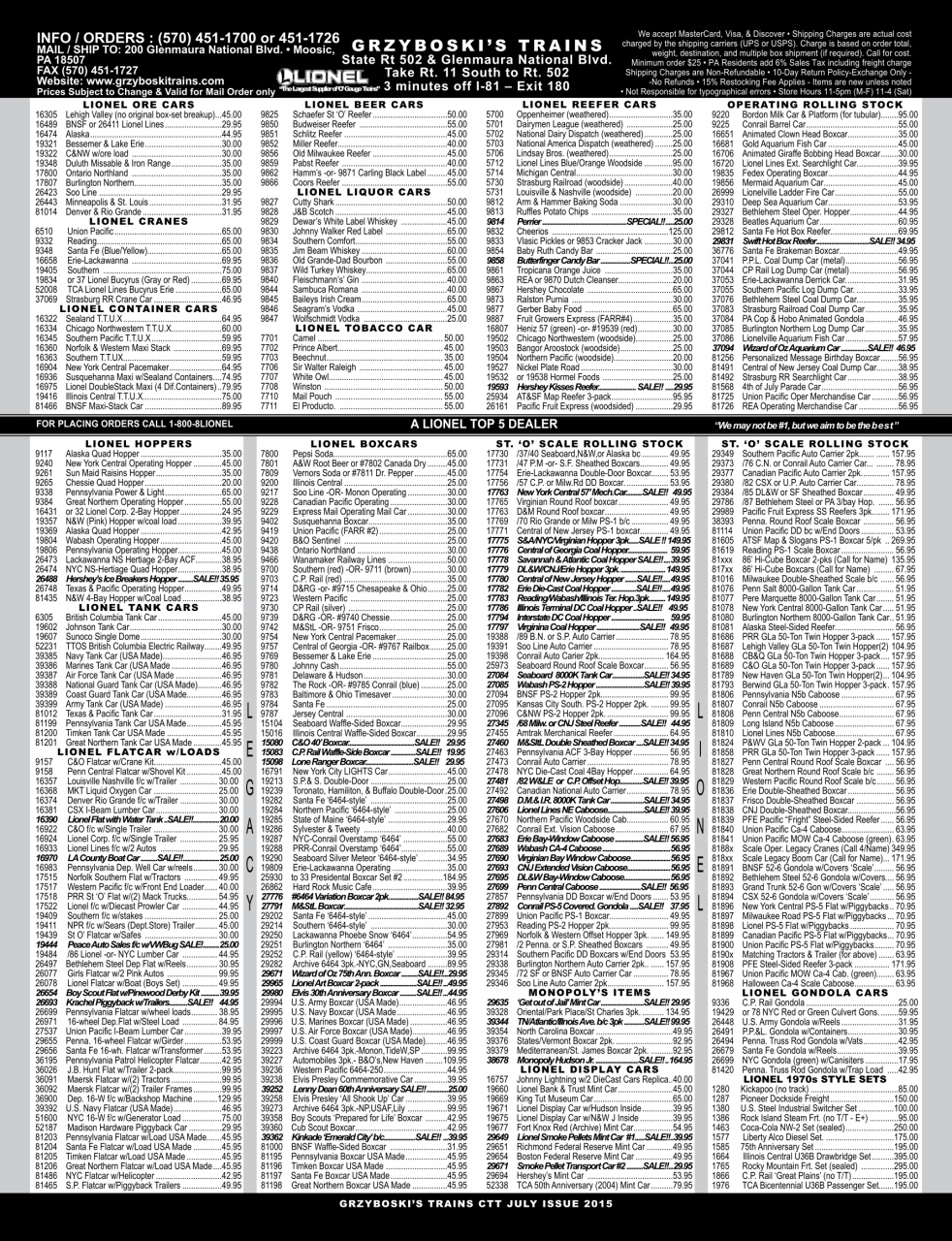 Classic Toy Trains Preview Pages