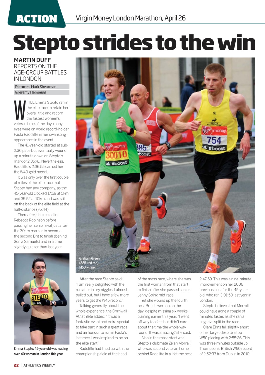 AW – Athletics Weekly Magazine Preview Pages
