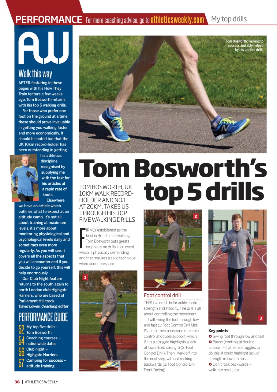 AW – Athletics Weekly Magazine Preview Pages