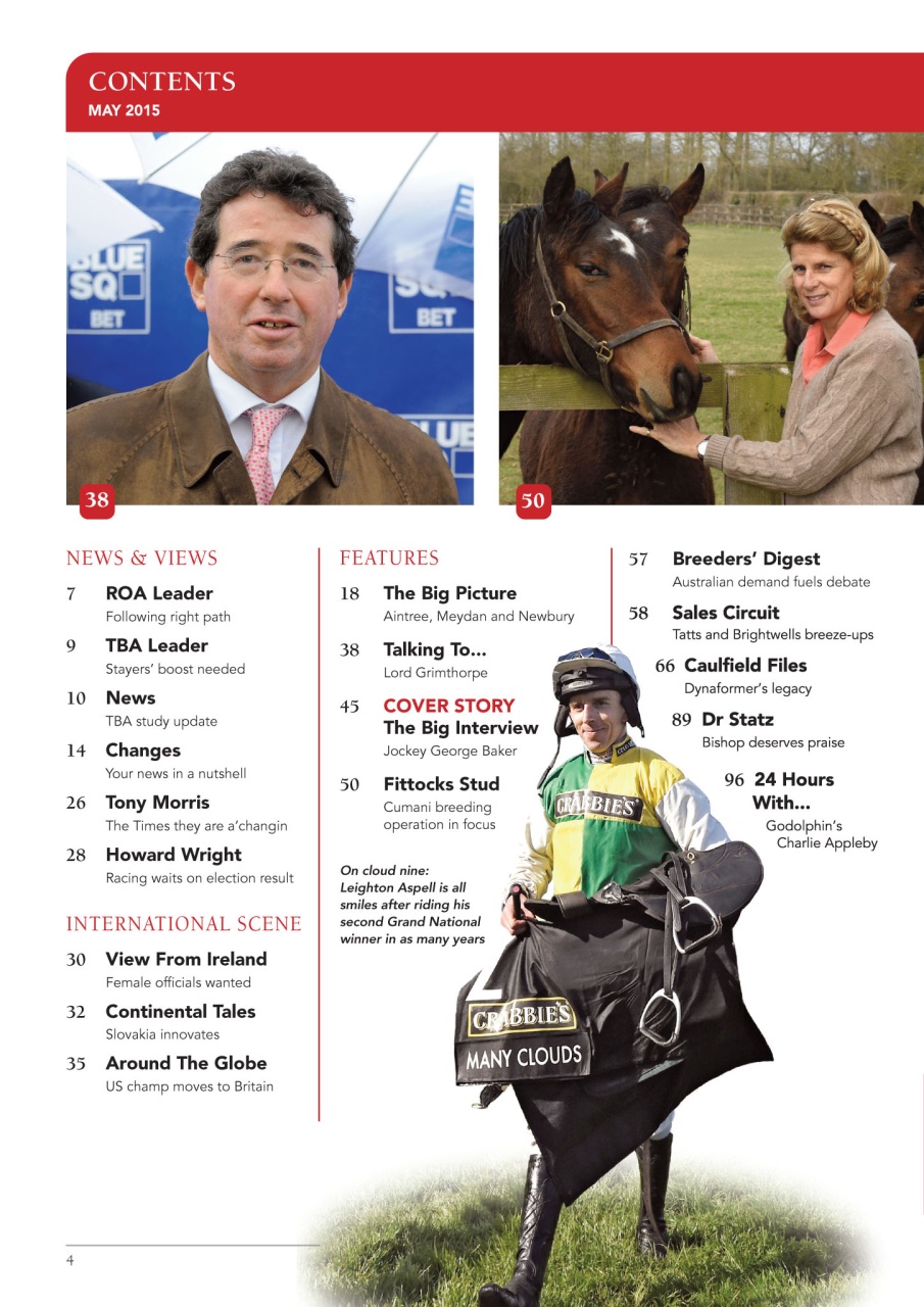 The Owner Breeder Preview Pages