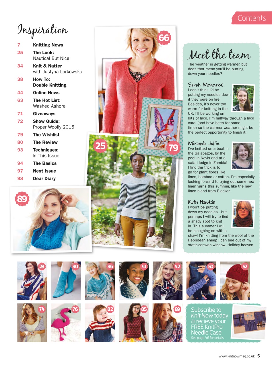 Knit Now Preview Pages