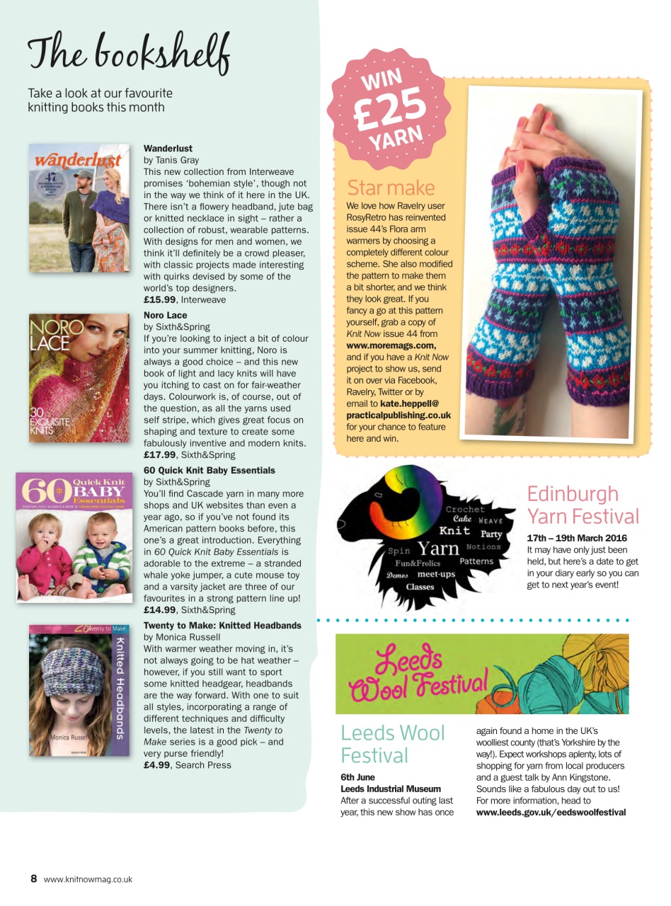 Knit Now Preview Pages