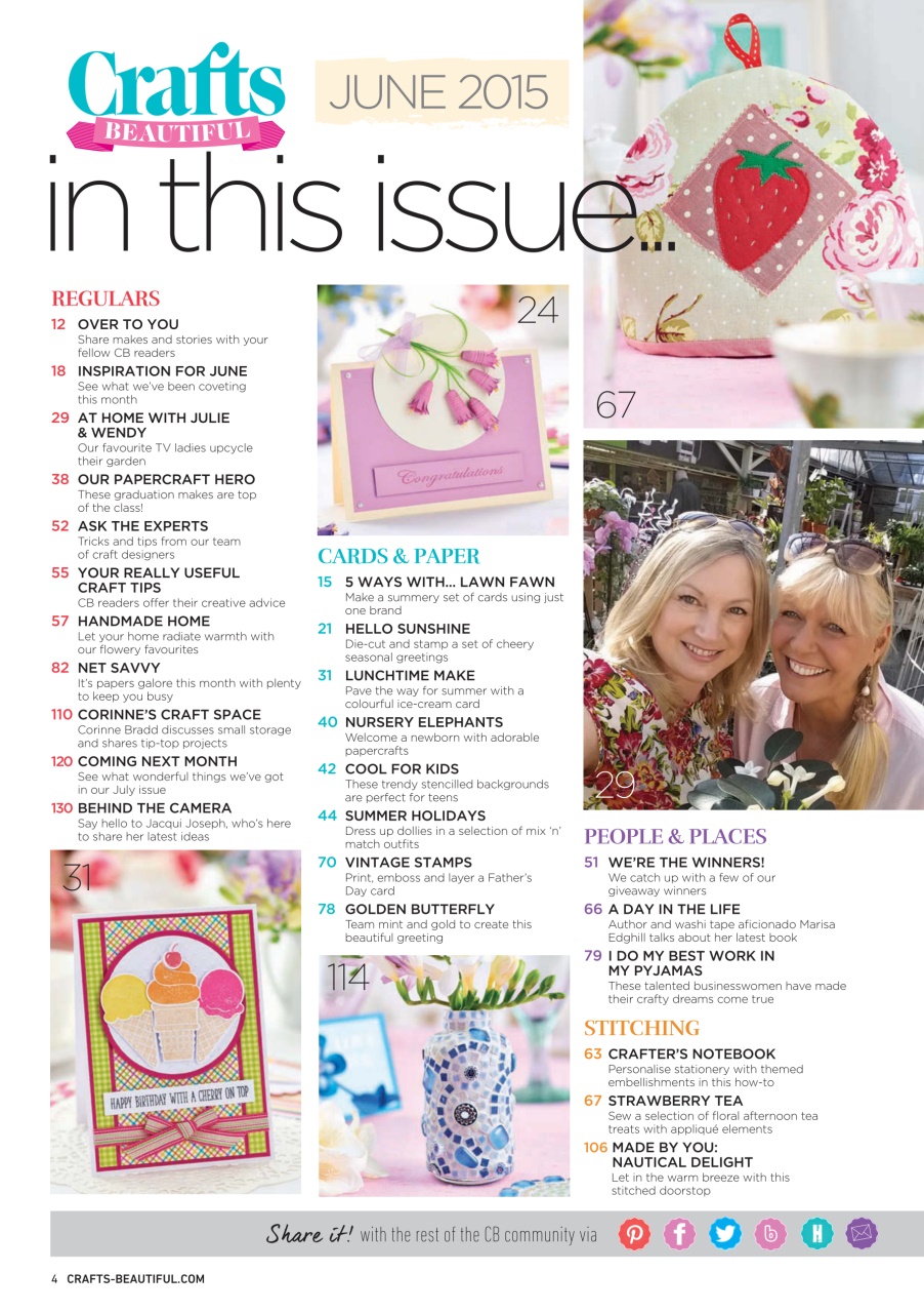 Crafts Beautiful Preview Pages