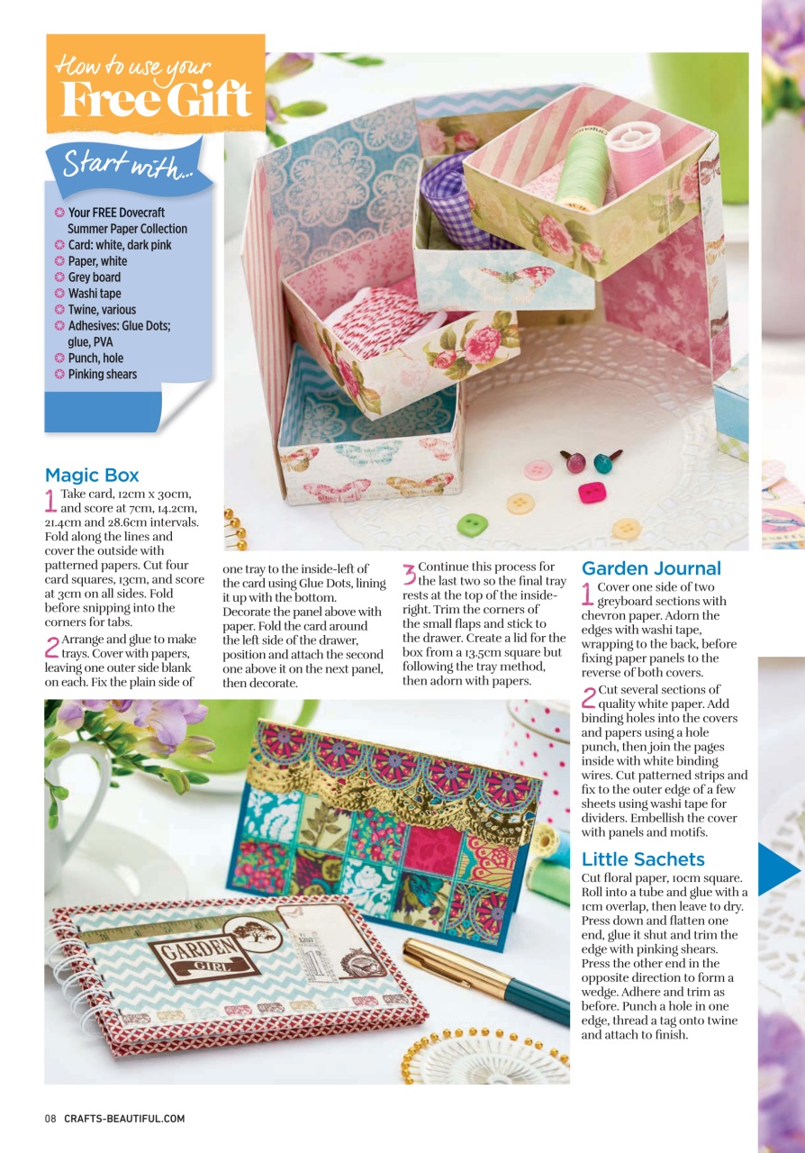Crafts Beautiful Preview Pages