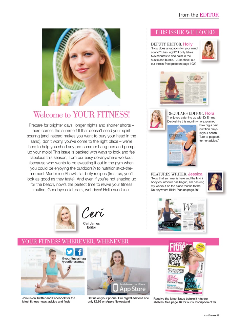 Health & Wellbeing Preview Pages