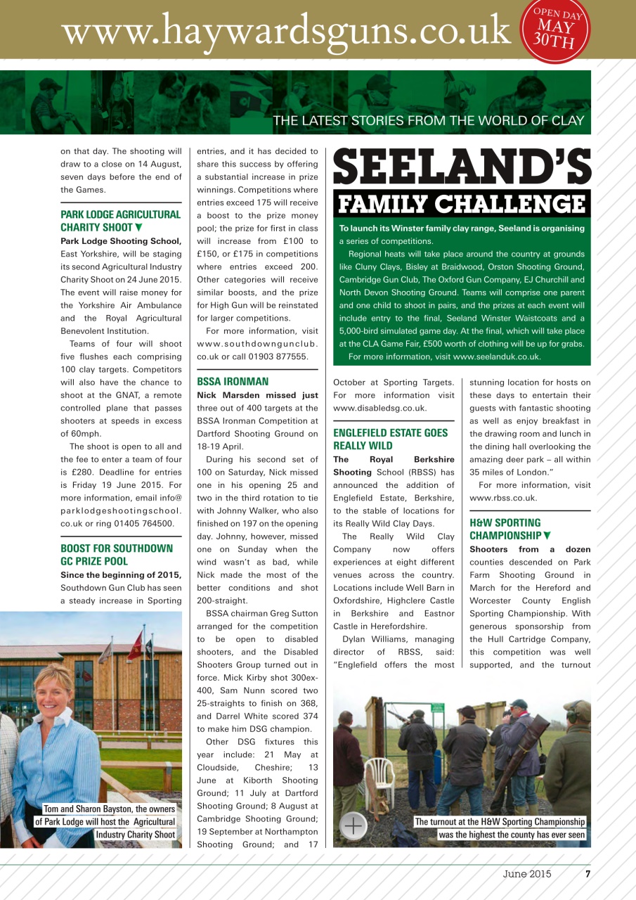 Clay Shooting Preview Pages