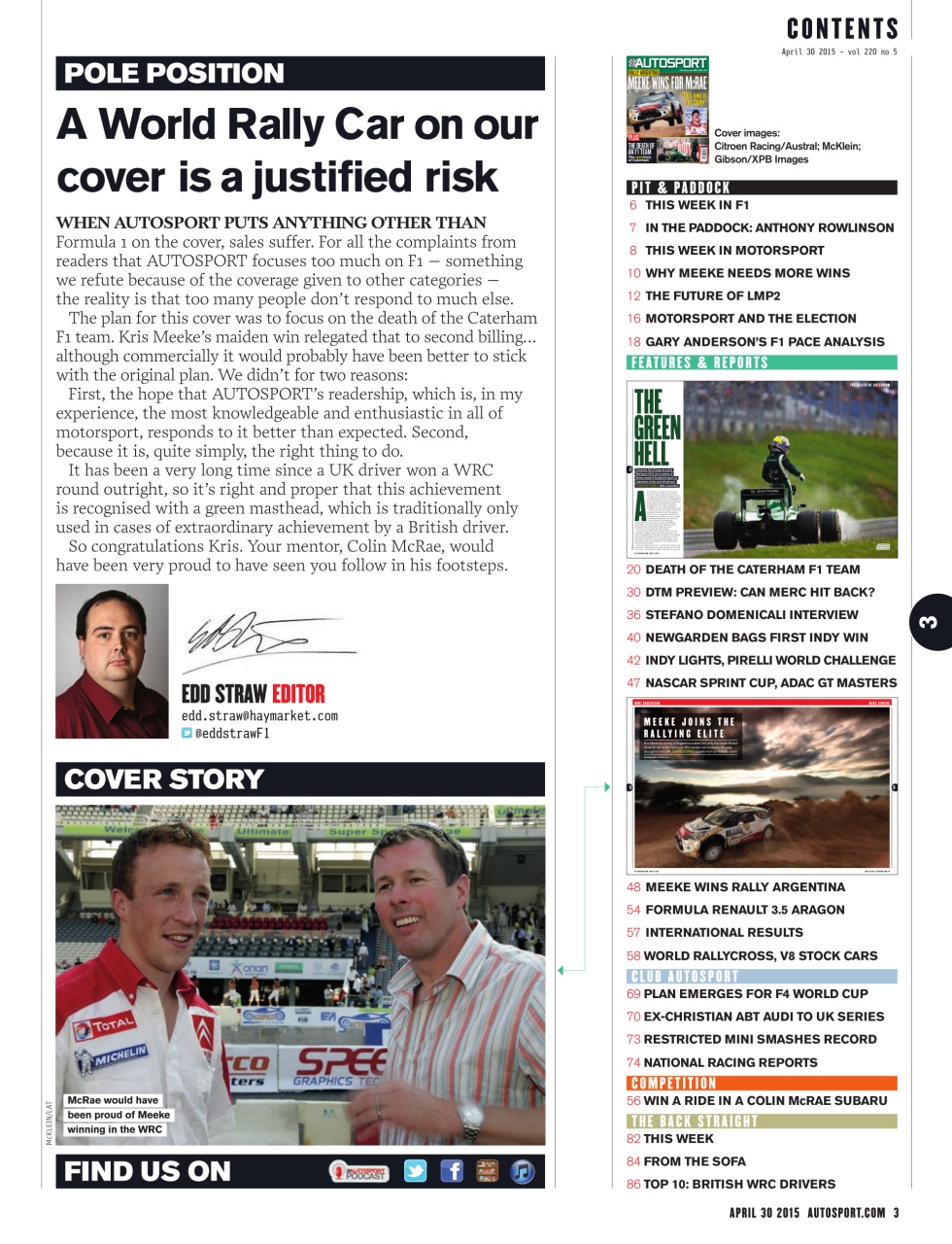 Autosport Preview Pages