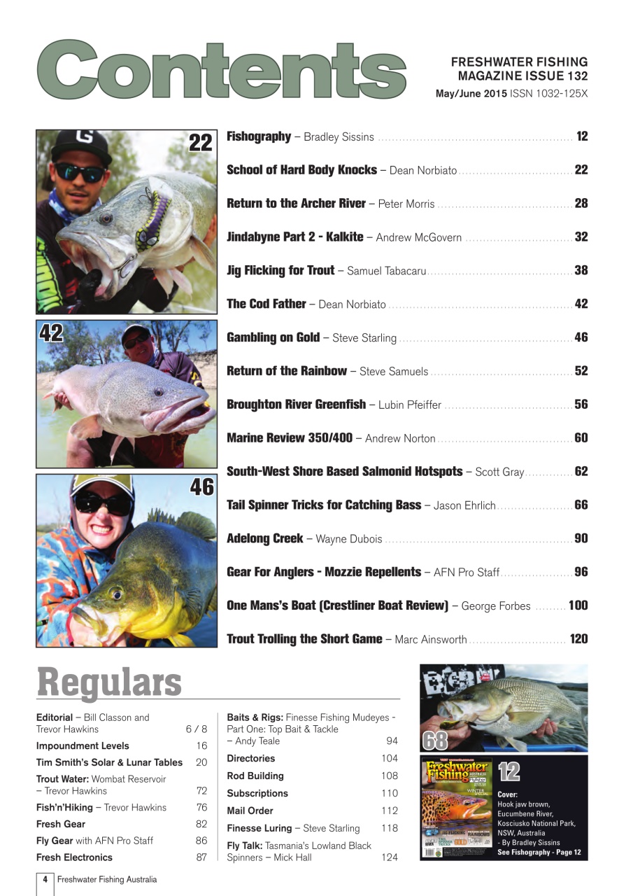 Freshwater Fishing Australia Preview Pages