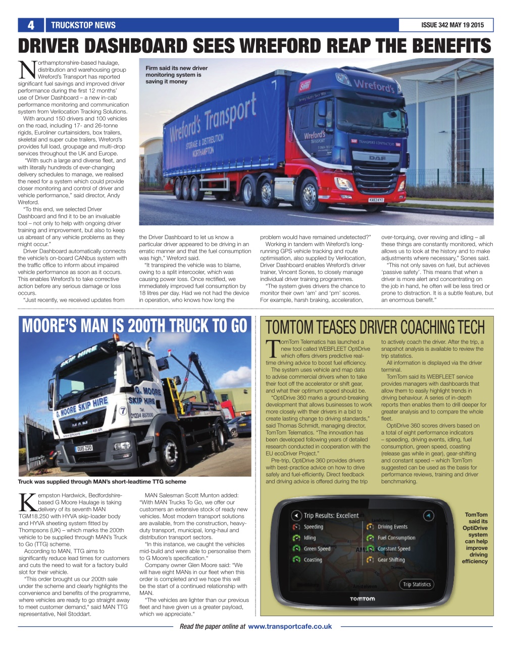 Truckstop News Preview Pages