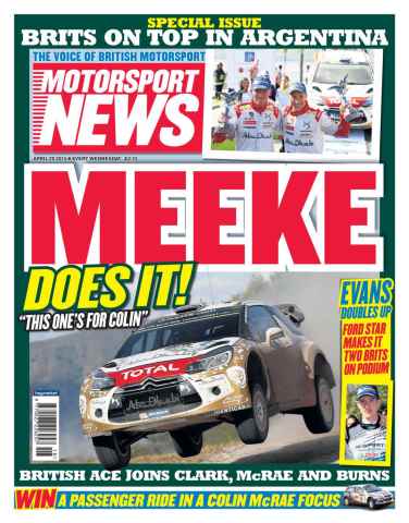 Motorsport News issue 29the April 2015