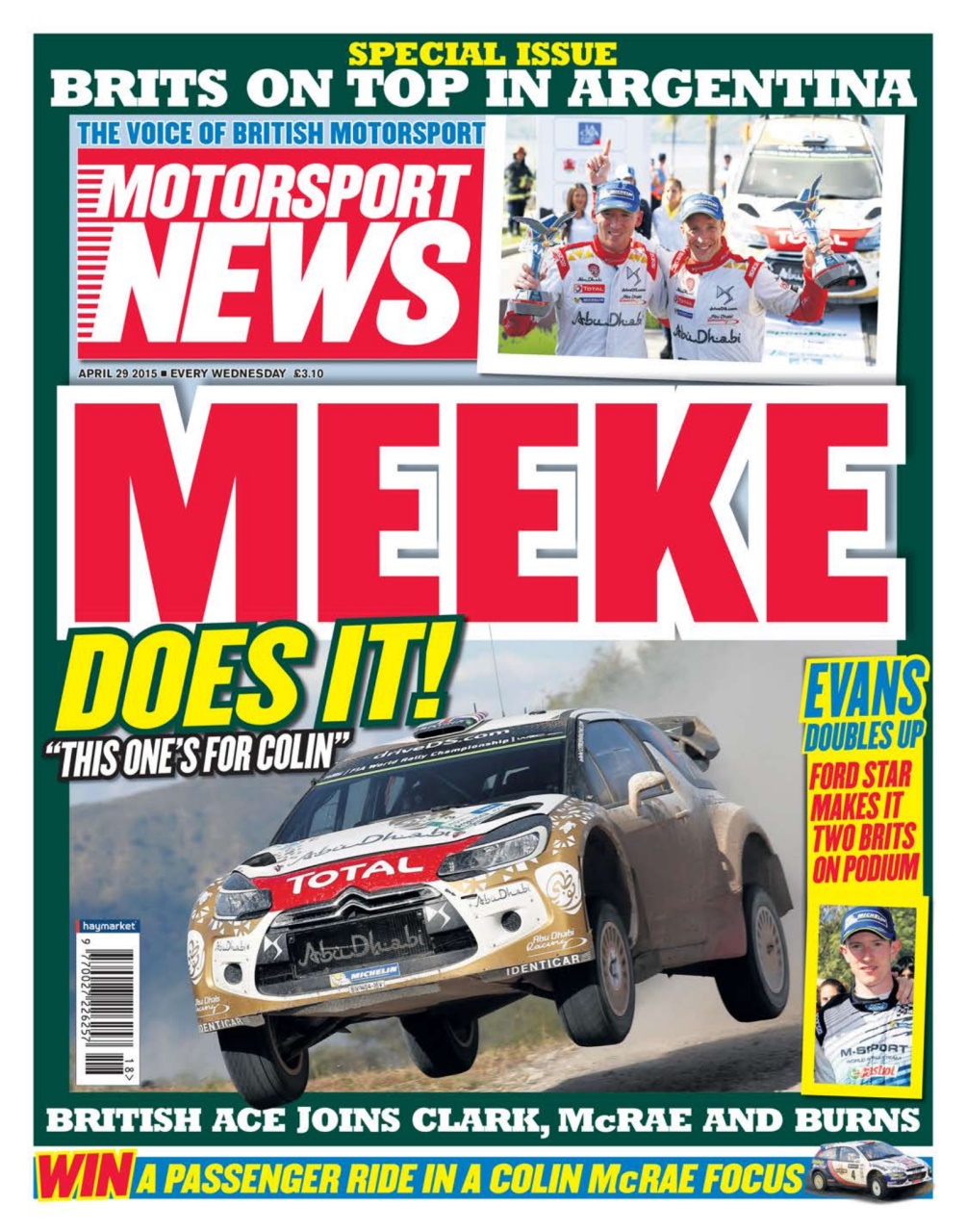 Motorsport News Preview Pages