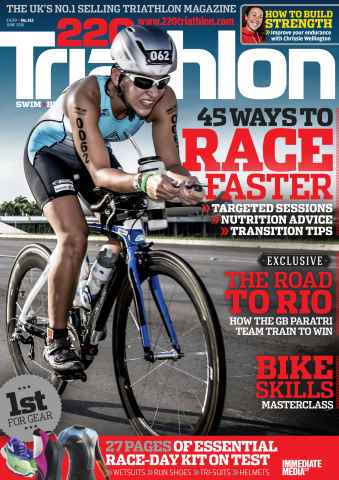 220 Triathlon Magazine issue June 2015