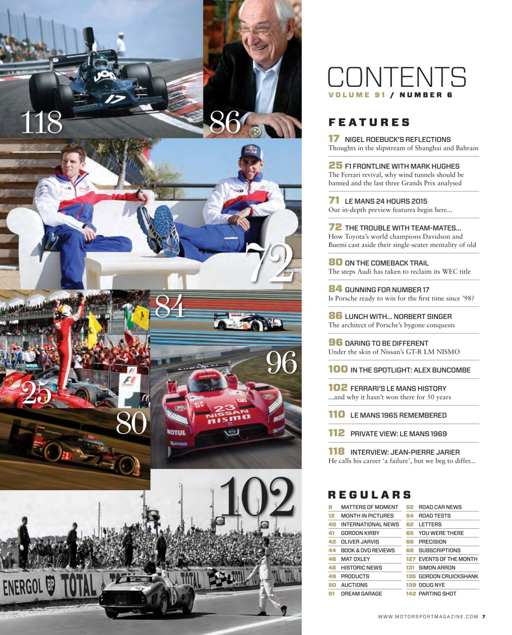 Motor Sport Magazine Preview Pages