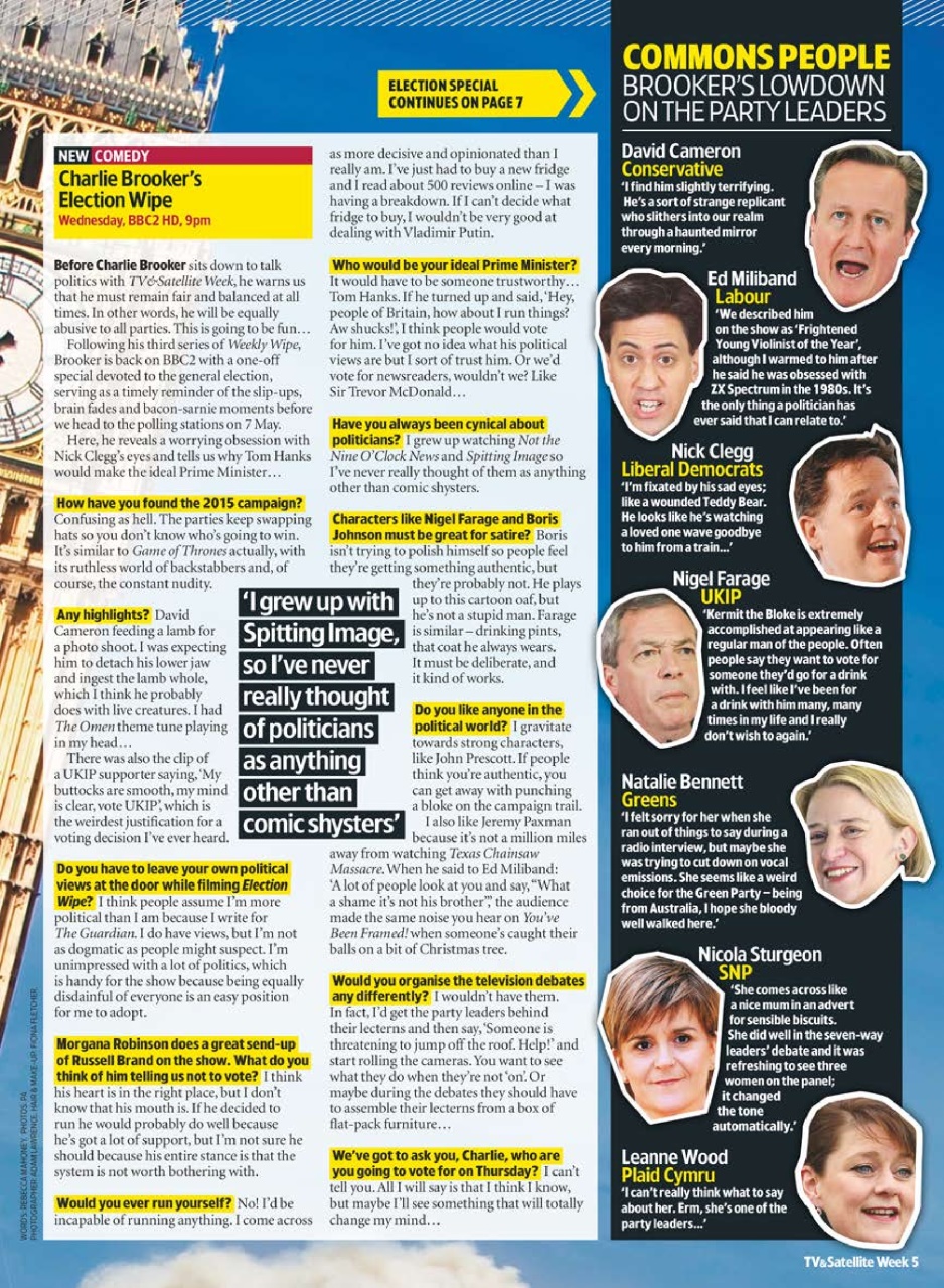 TV & Satellite Week Preview Pages