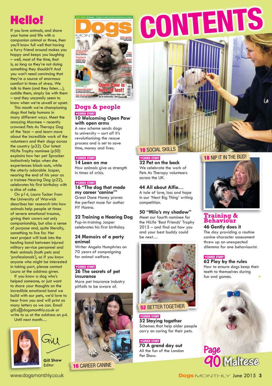 Dogs Monthly Preview Pages
