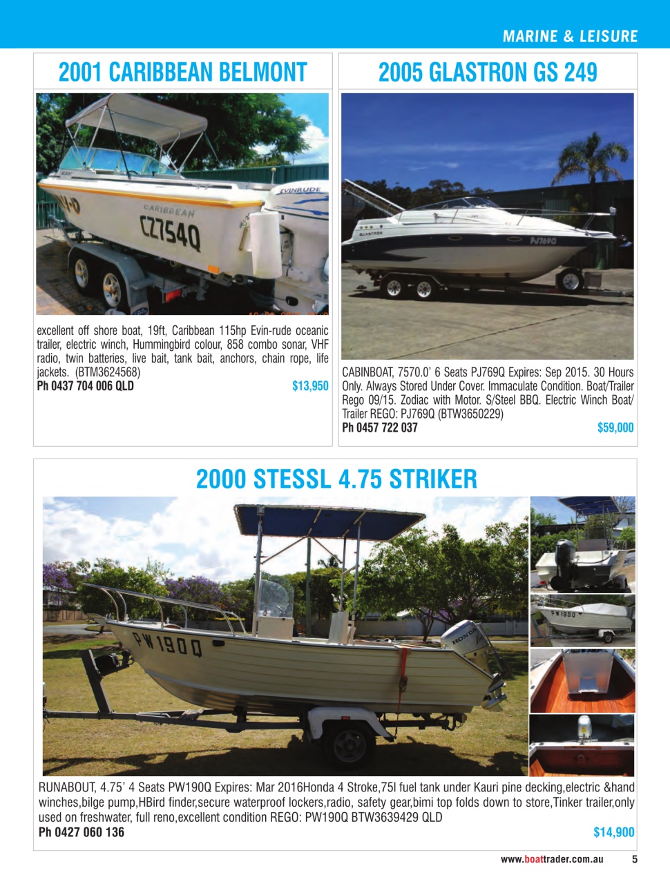 Boat Trader Australia Preview Pages