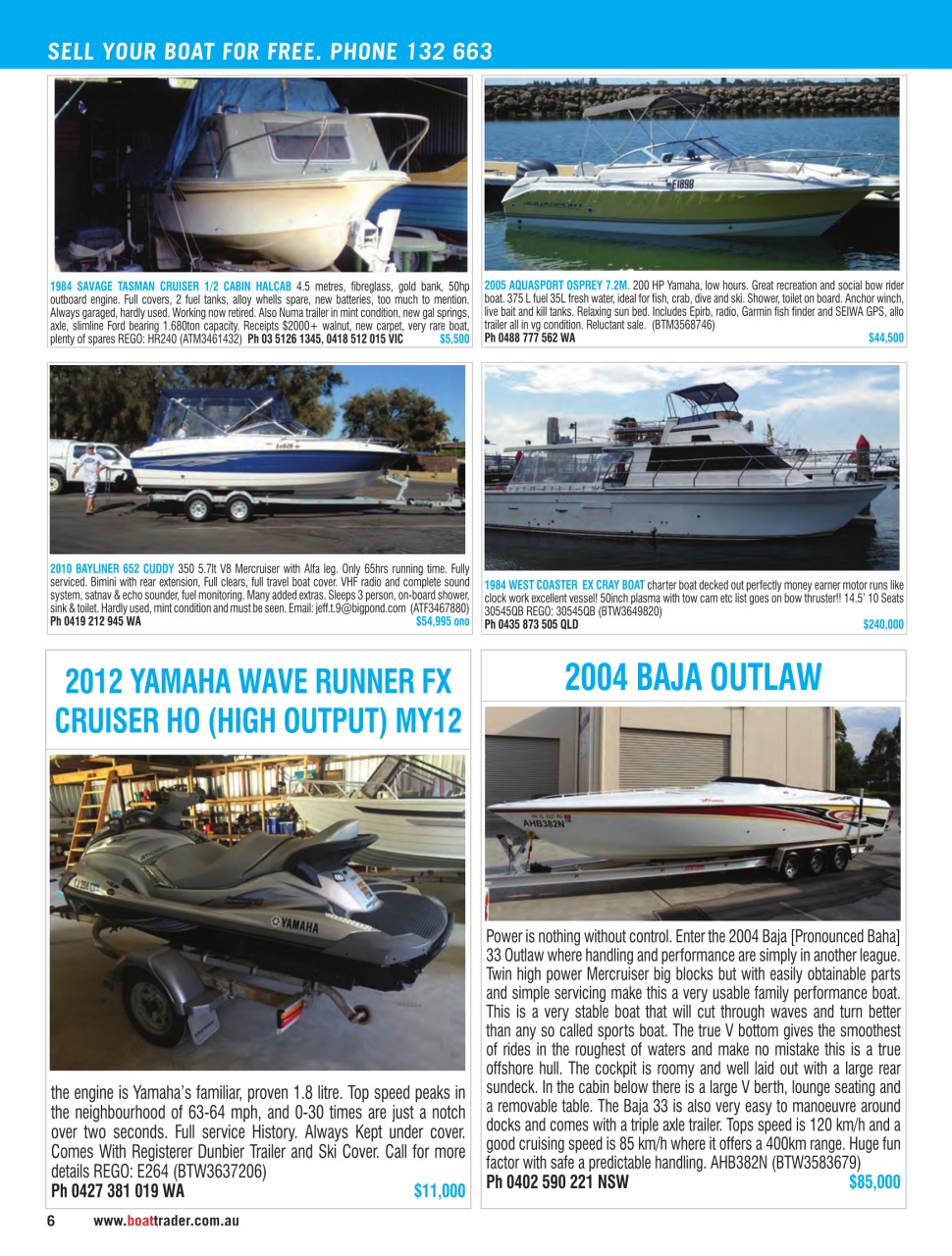 Boat Trader Australia Preview Pages