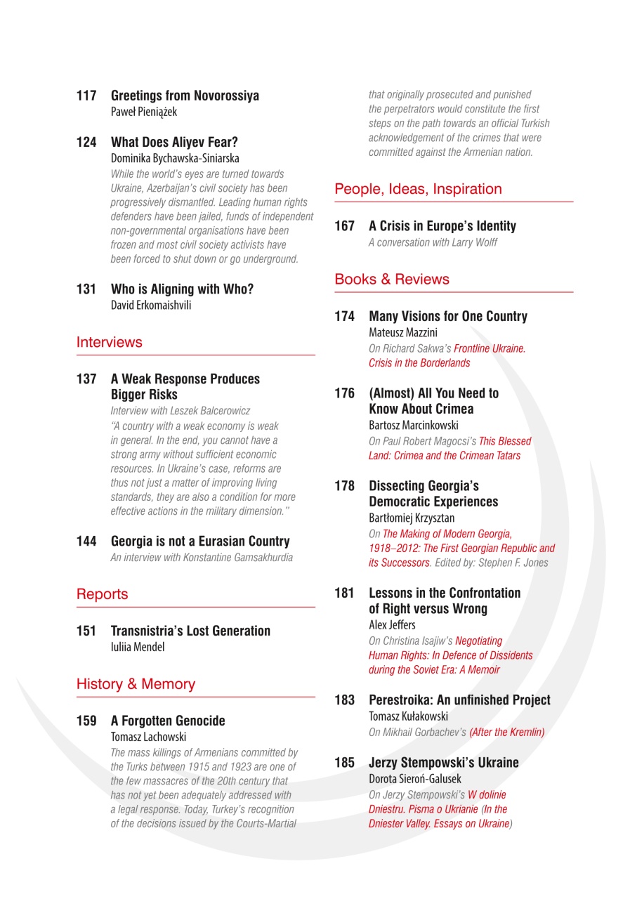 New Eastern Europe Preview Pages