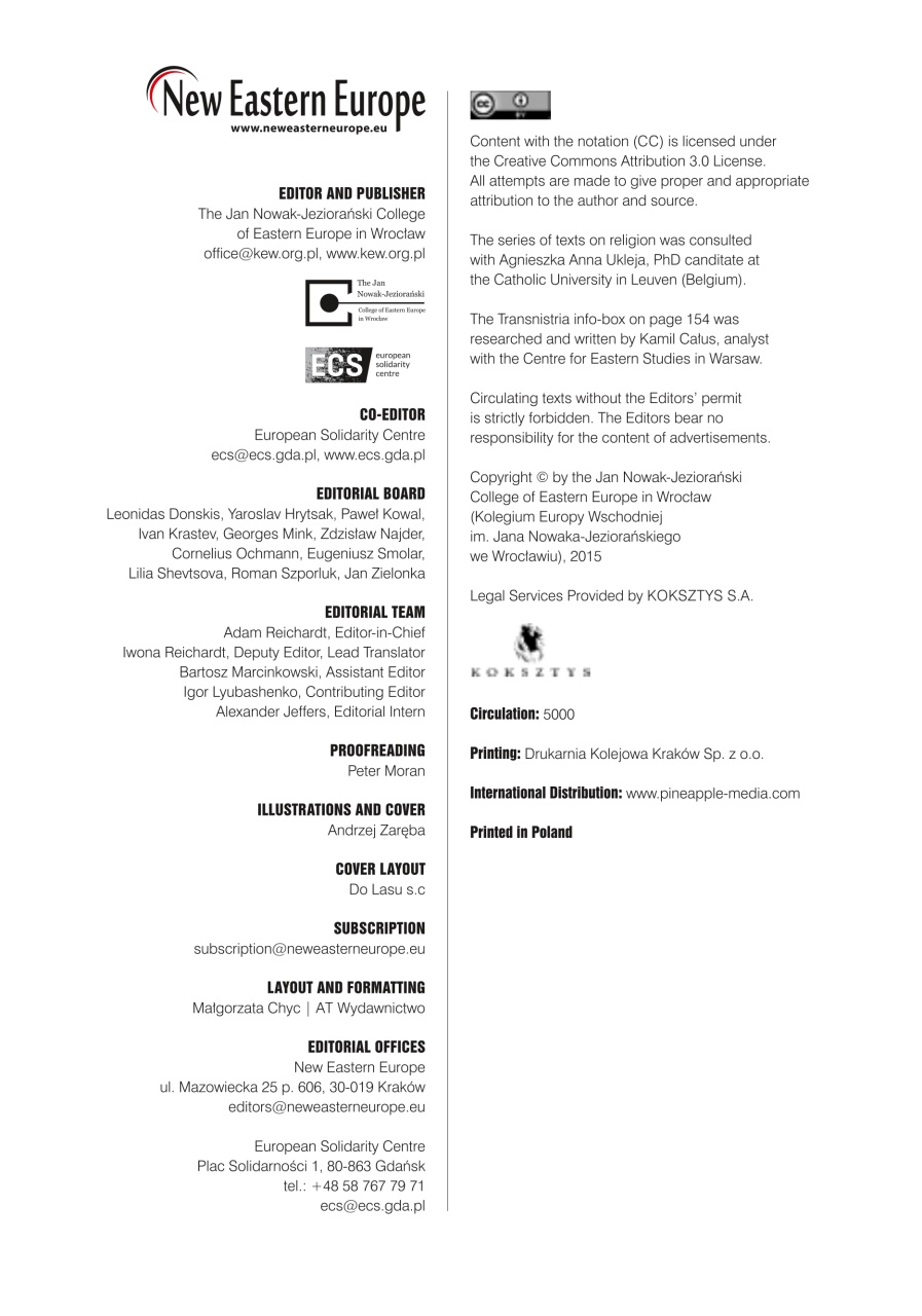 New Eastern Europe Preview Pages