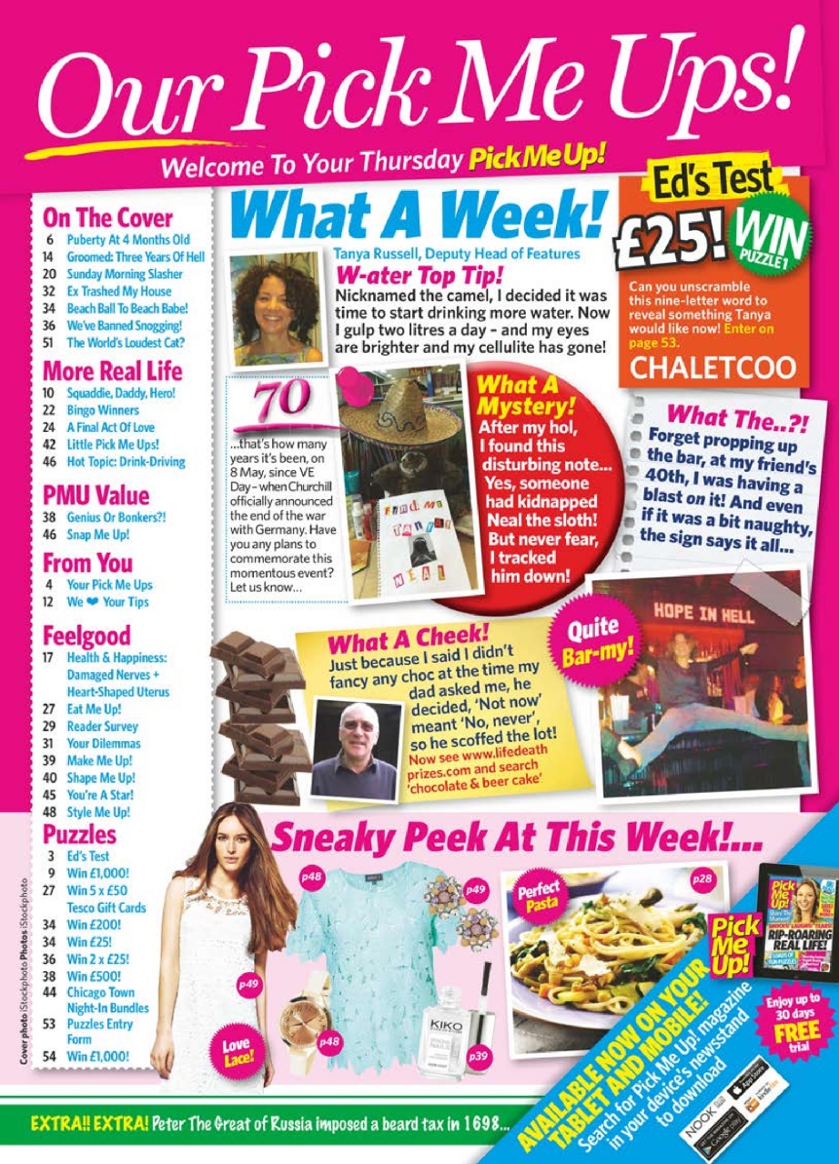 Pick Me Up Preview Pages