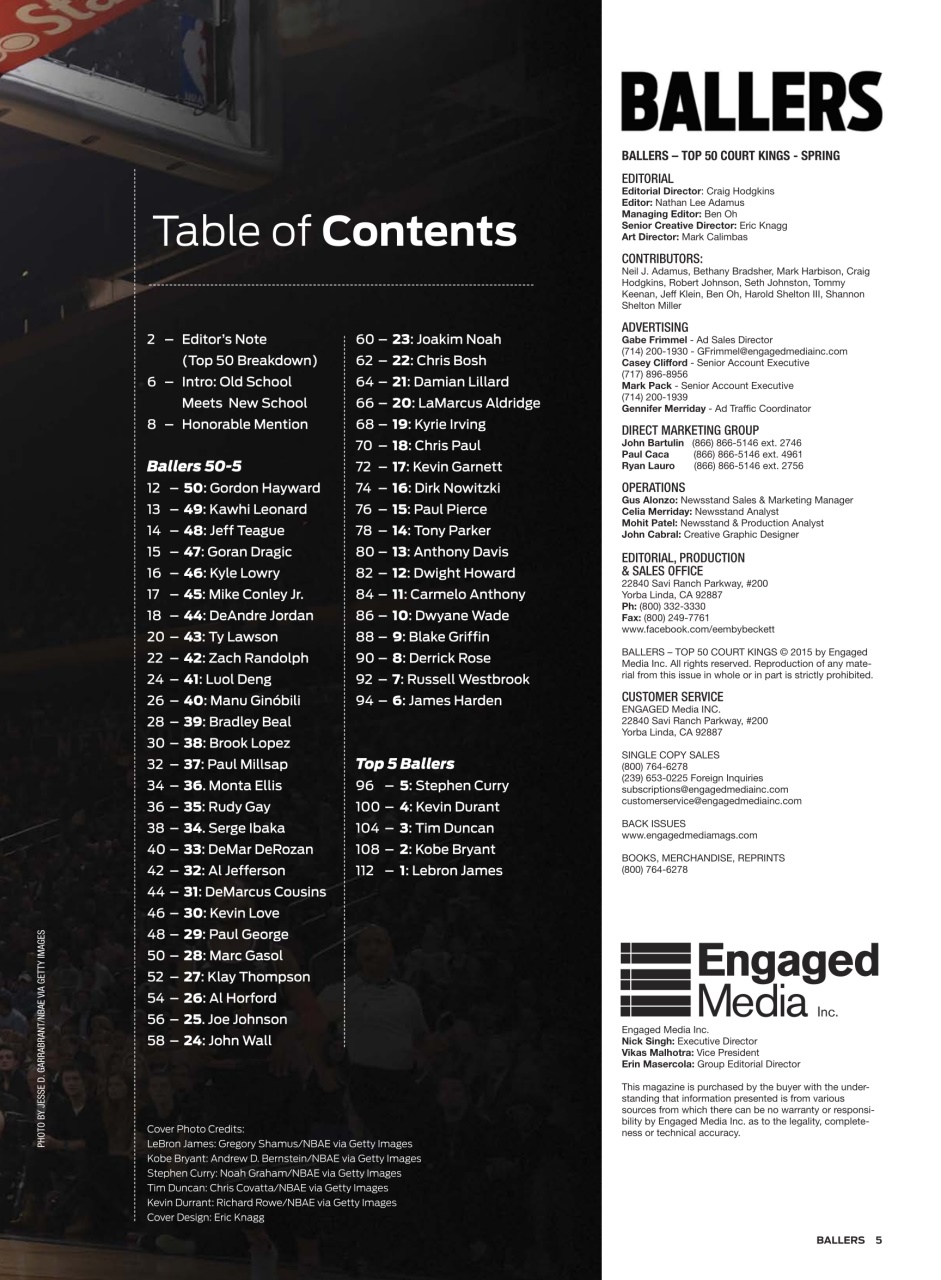 Engaged Sports Preview Pages