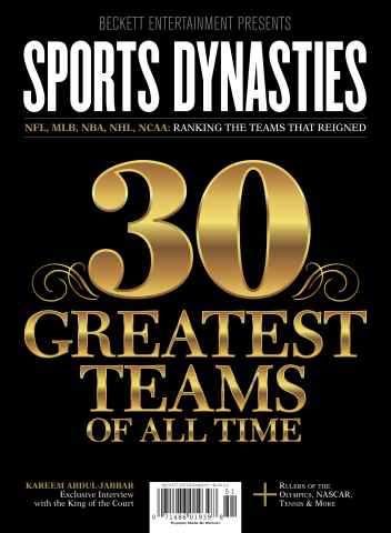 30 Sports Dynasties 2014 issue 30 Sports Dynasties 2014