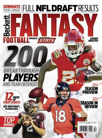 Engaged Sports issue Fantasy Football Summer 2014