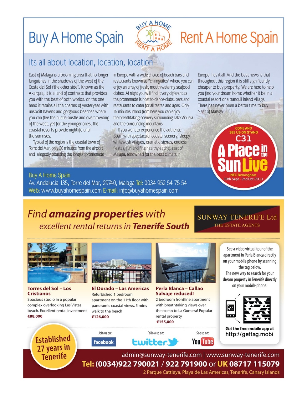 A Place in the Sun Magazine Preview Pages