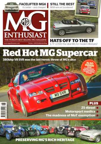MG Enthusiast issue Vol.45 No.6 Red Hot MG Supercar!