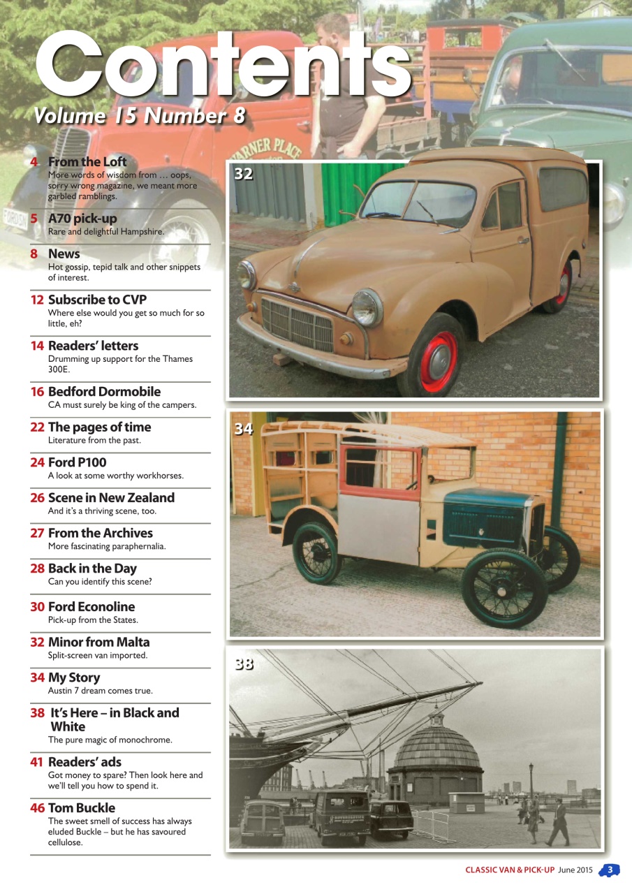 Classic Van & Pick-up Preview Pages