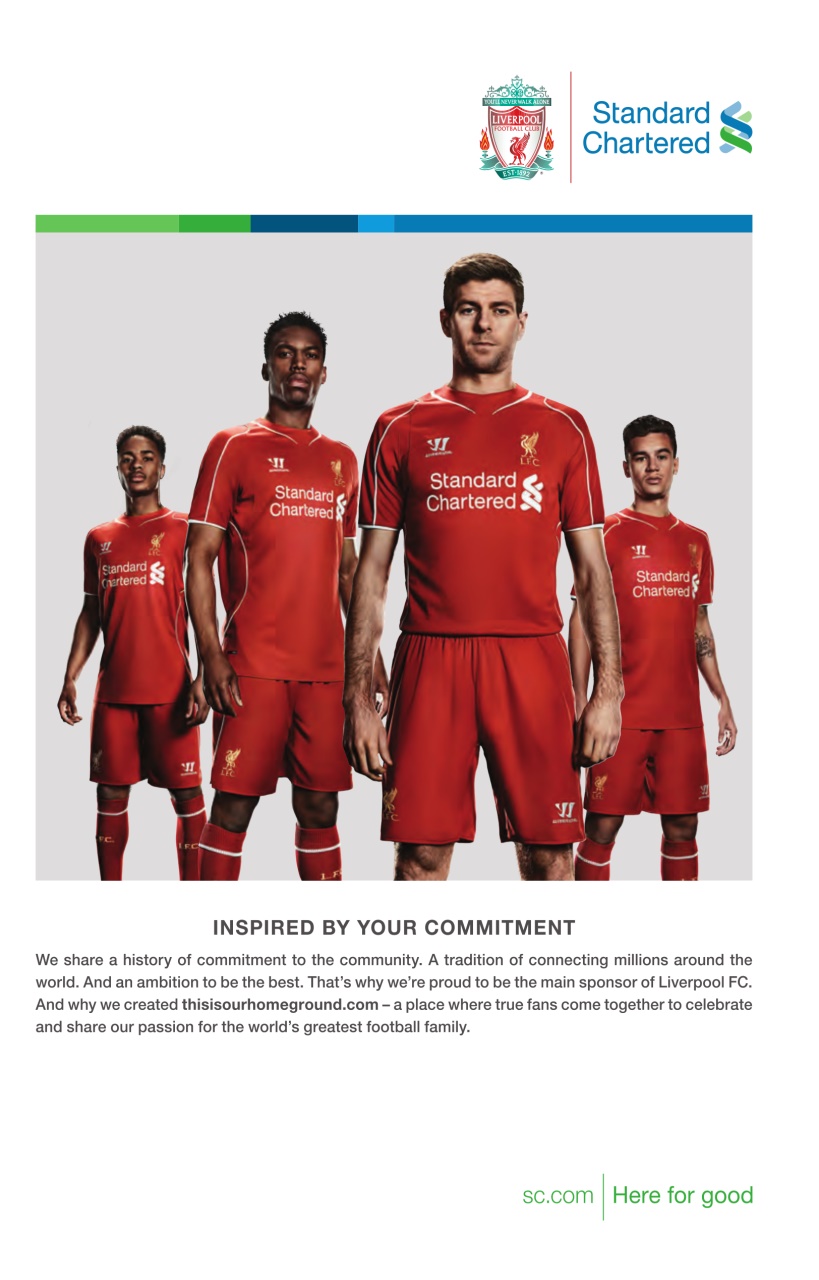 Liverpool FC Programmes Preview Pages