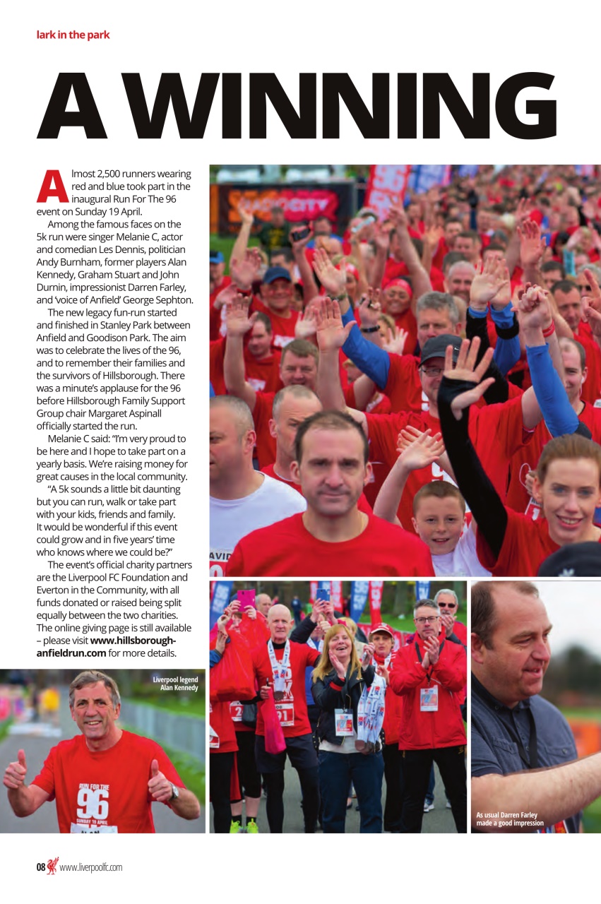 Liverpool FC Programmes Preview Pages