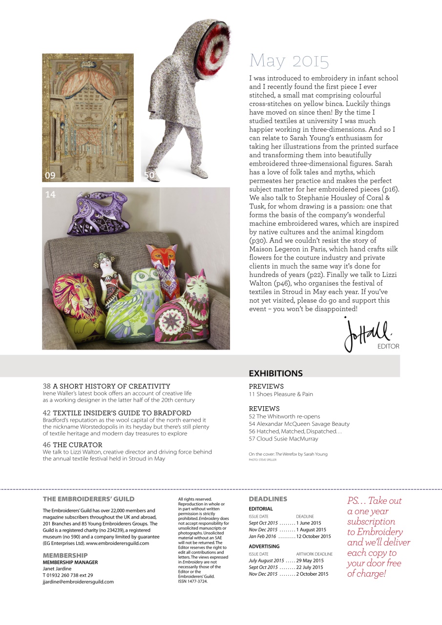 Embroidery Magazine Preview Pages
