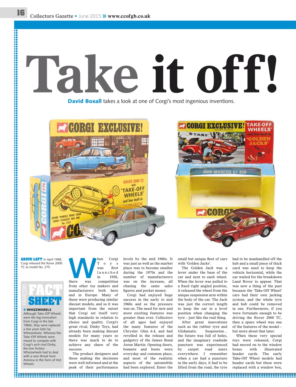 Collectors Gazette Preview Pages