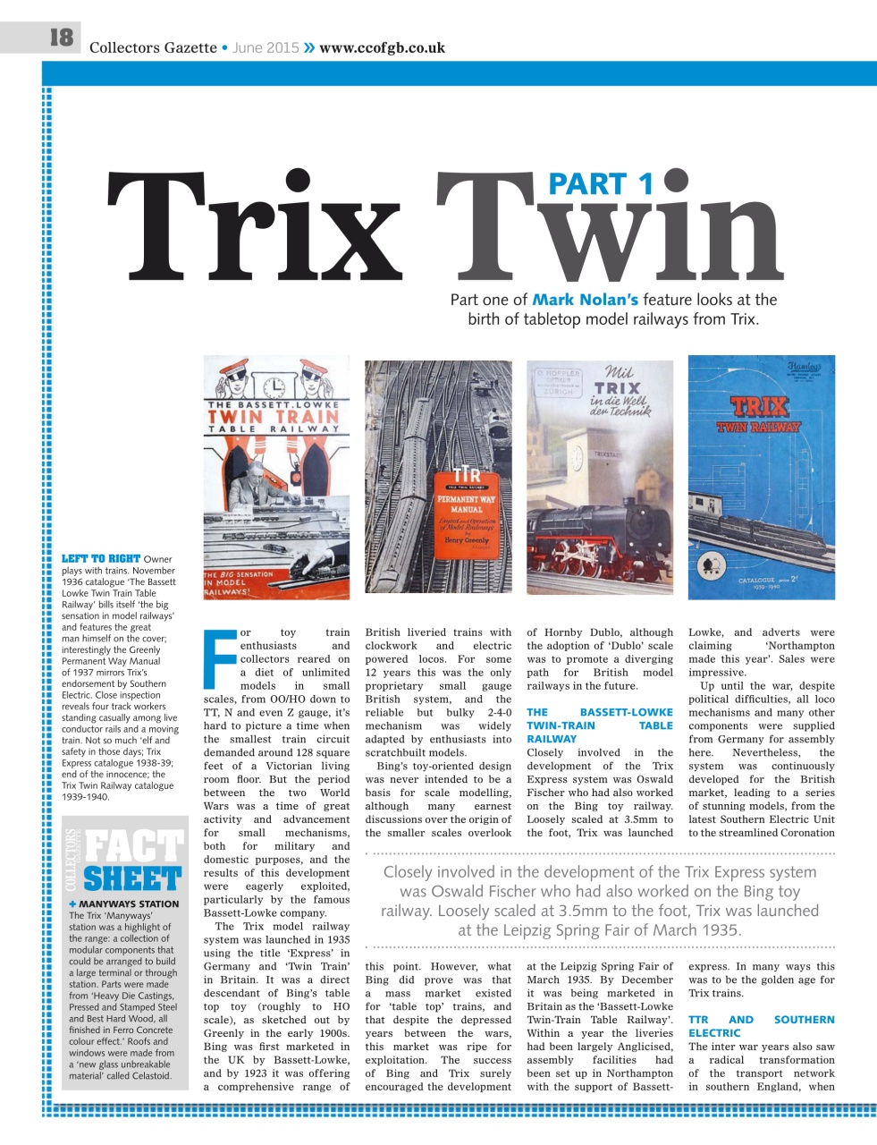 Collectors Gazette Preview Pages