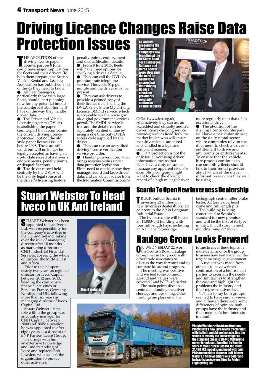 Transport News Preview Pages