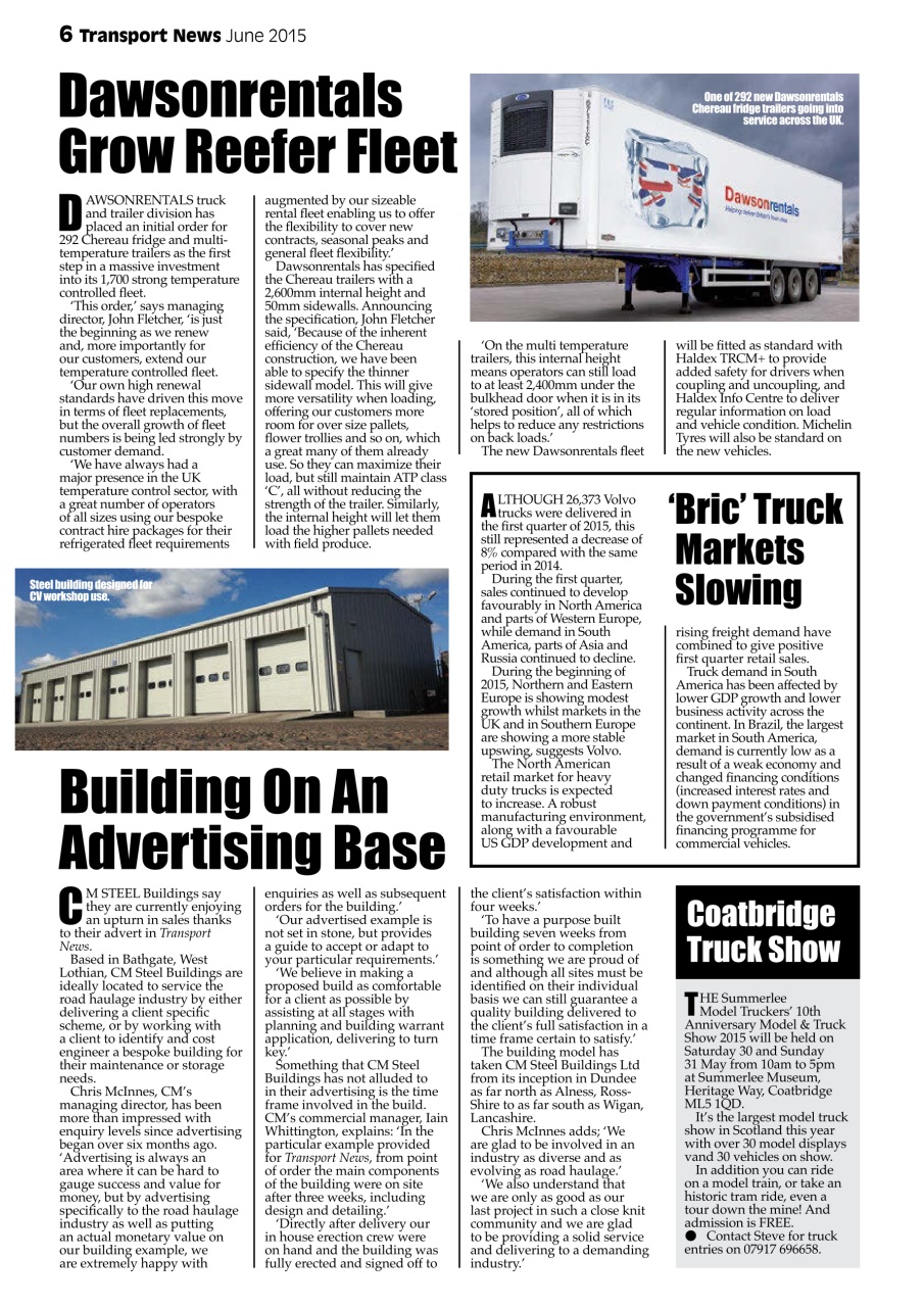 Transport News Preview Pages