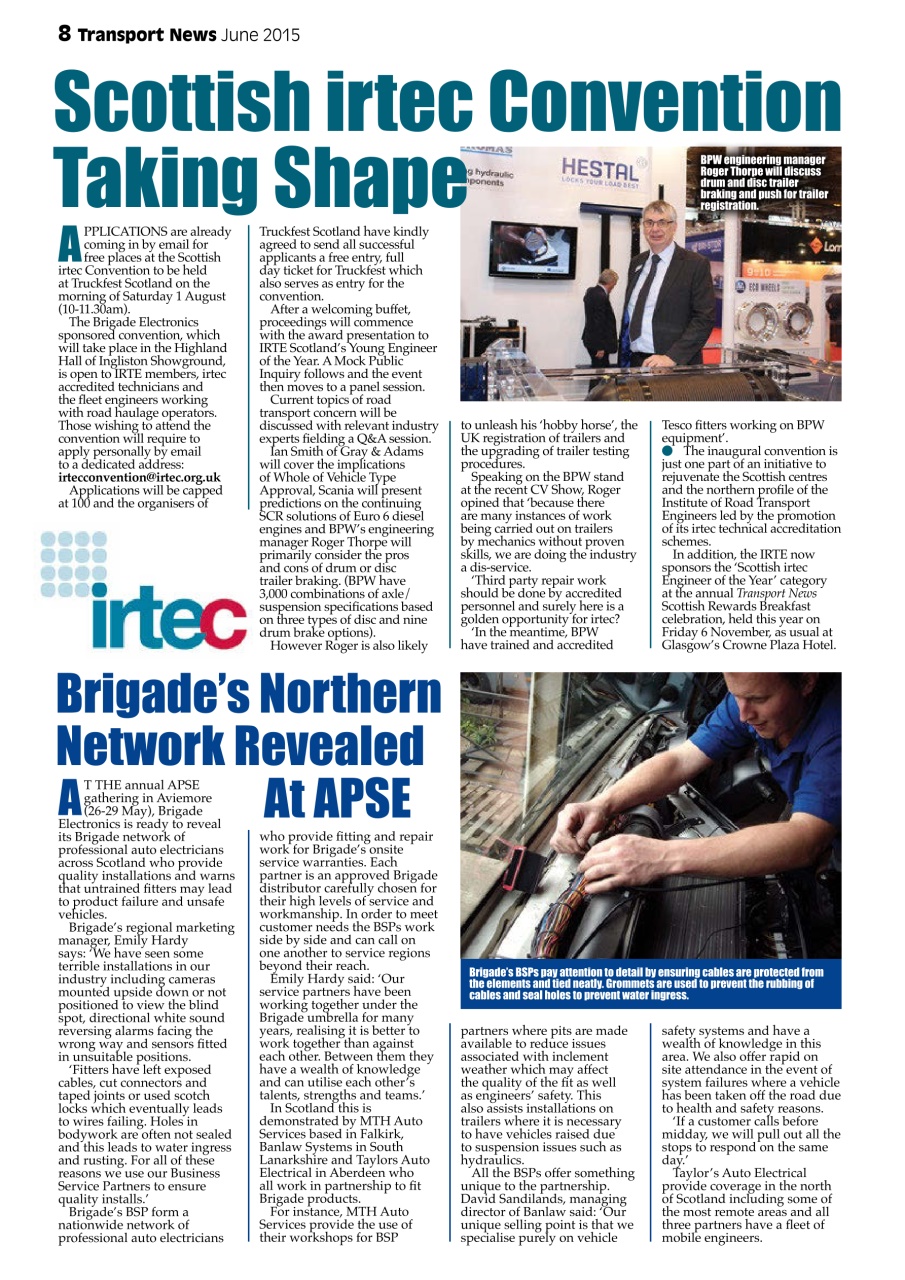 Transport News Preview Pages